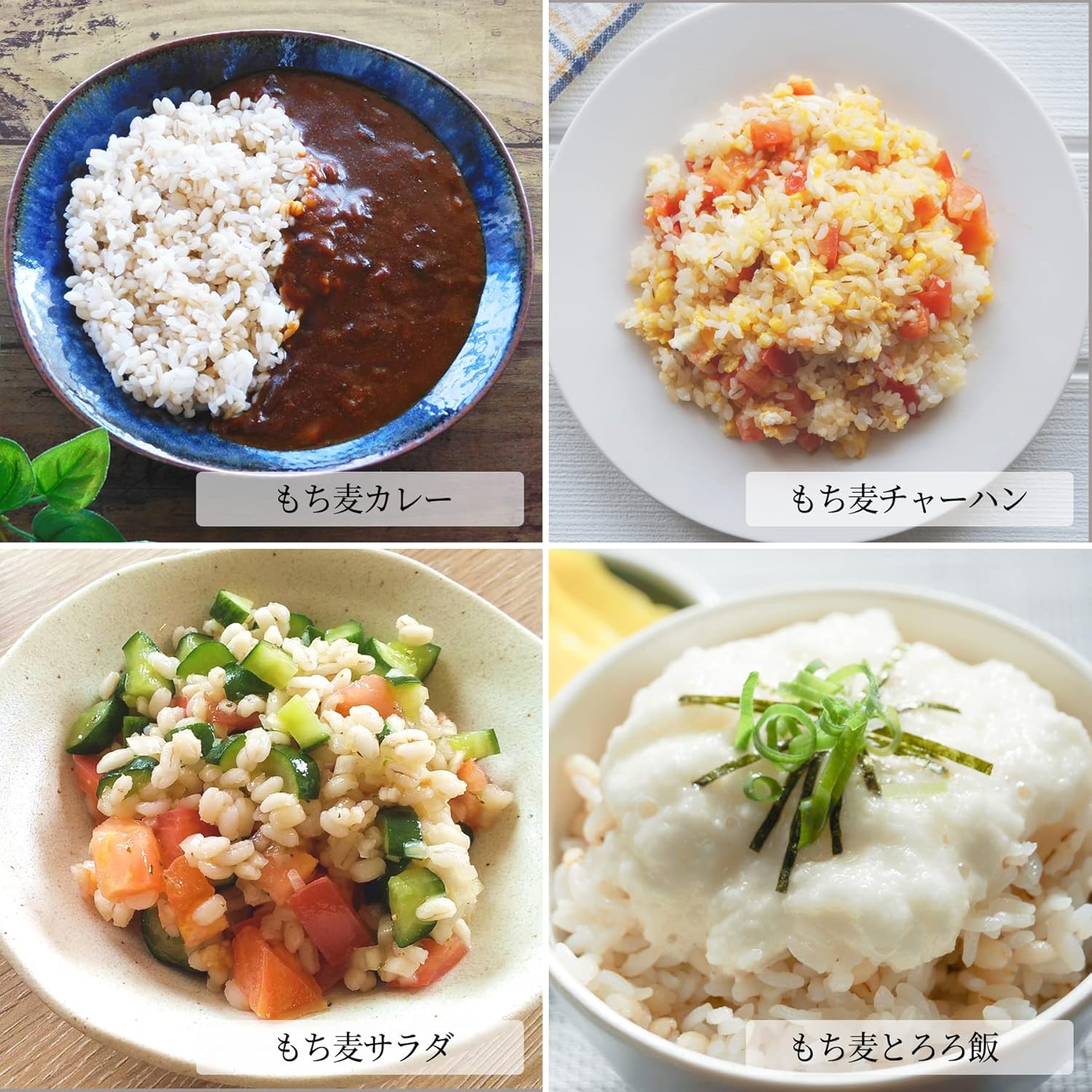 高野さんちの農産物 有機農場 高野さんちの無農薬・無化学肥料栽培もち麦 300g 画像5