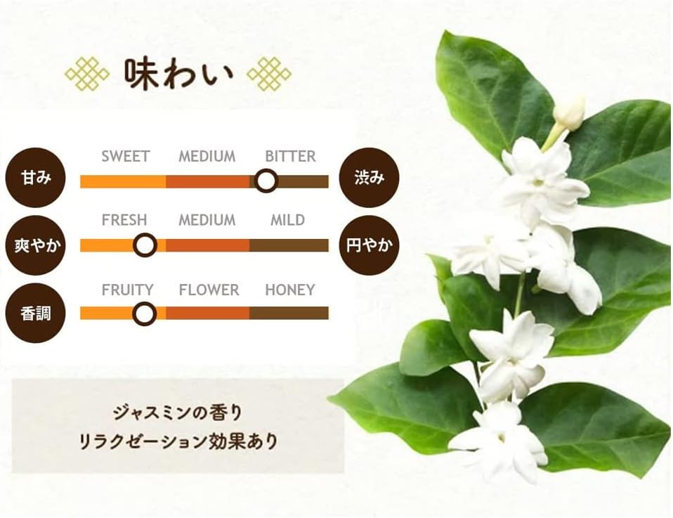 Tokyo Tea Trading(トーキョーティートレーディング) 久順銘茶 茉莉花茶 10p×2袋 画像5